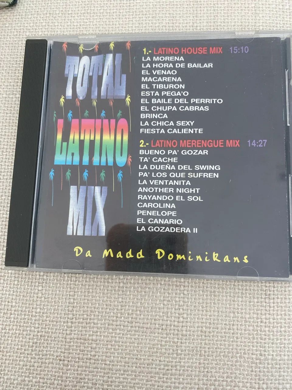 Cd Total Latino Mix 1996