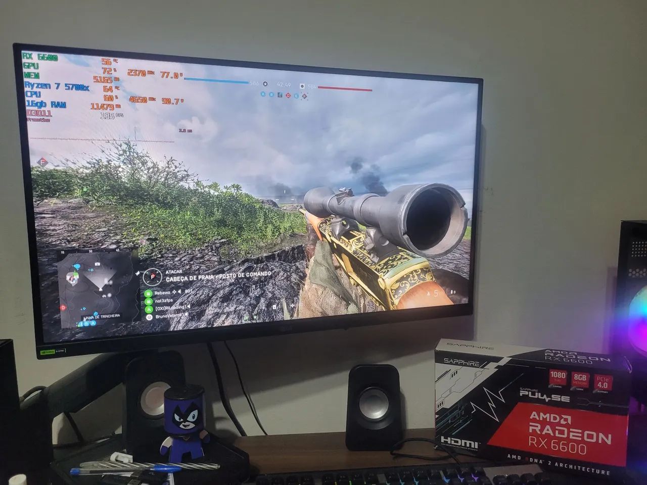 RX 6600 Sapphire (Vendo/Parcelo) - Foto 6