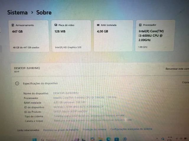 Notebook Lenovo IdeaPad 320 | Core i3 | SSD 500GB | 4GB RAM - Foto 2