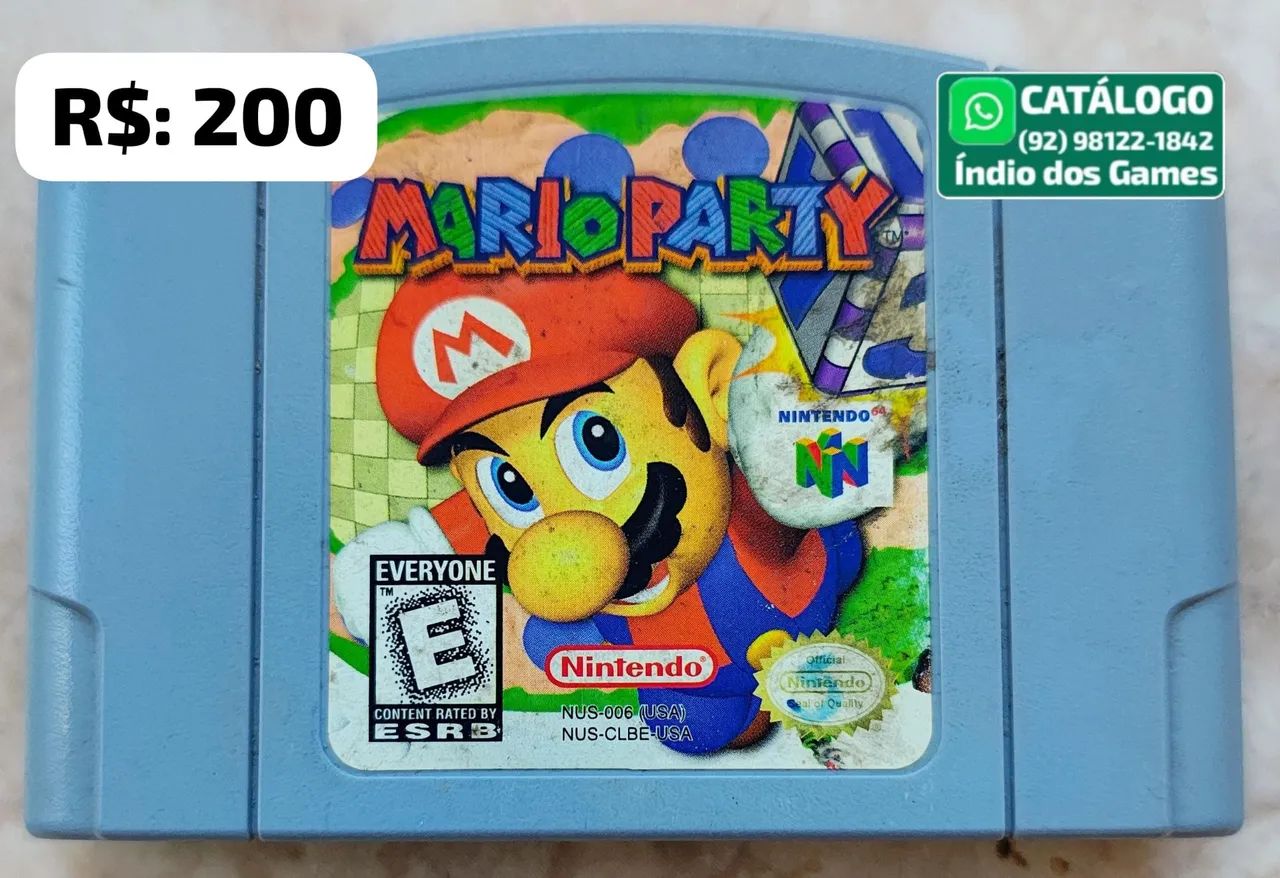Mario Party = R$: 200