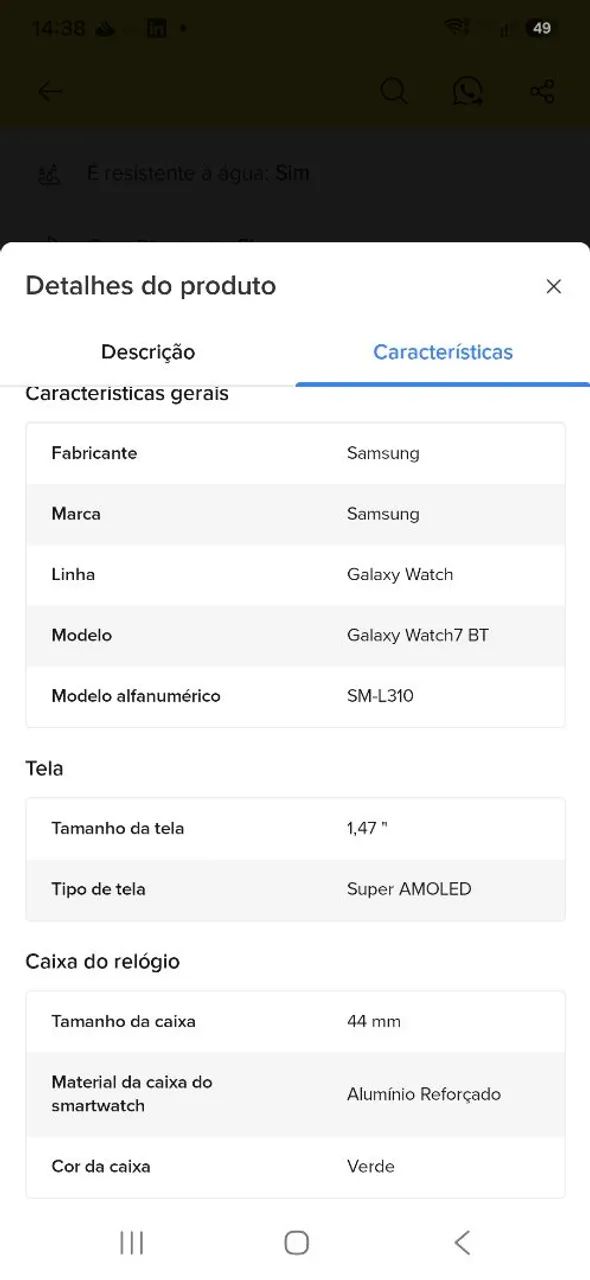 Relogio Samsung what 7  - Foto 4