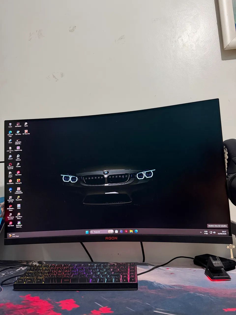 Monitor Agon 32 165 hz curvo  - Foto 3