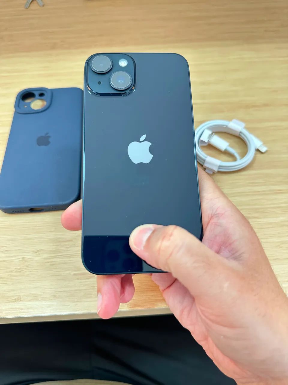 iPhone 14 128GB - Midnight (Preto) - impecável  - Foto 3
