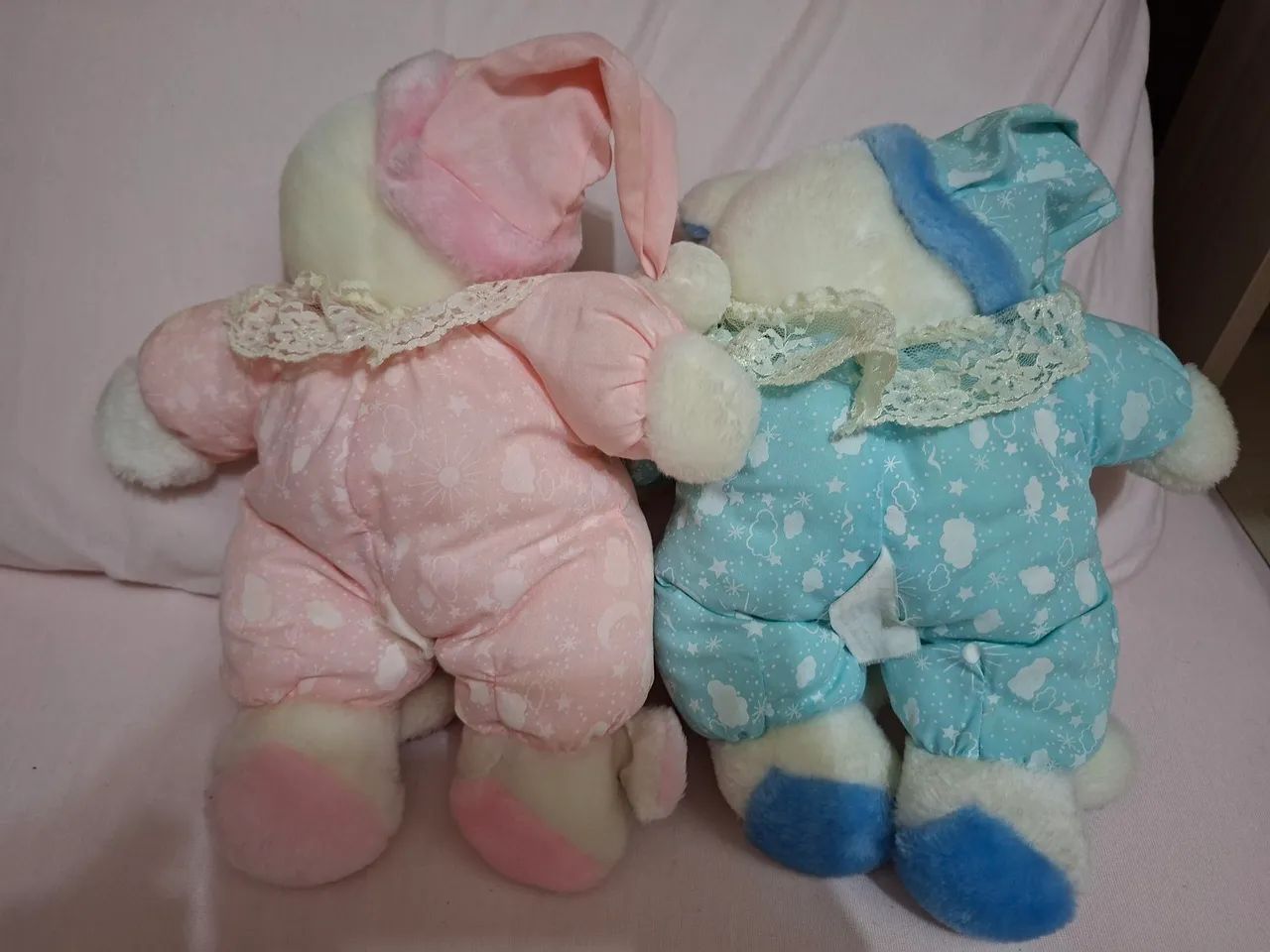 Pelúcia Urso musical Rosa e Azul gêmeos  - Foto 4