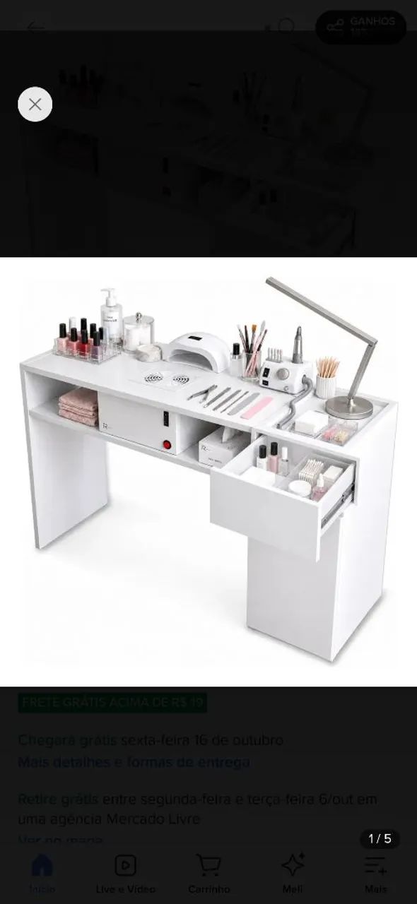 Mesa para Nails Designer  - Foto 2