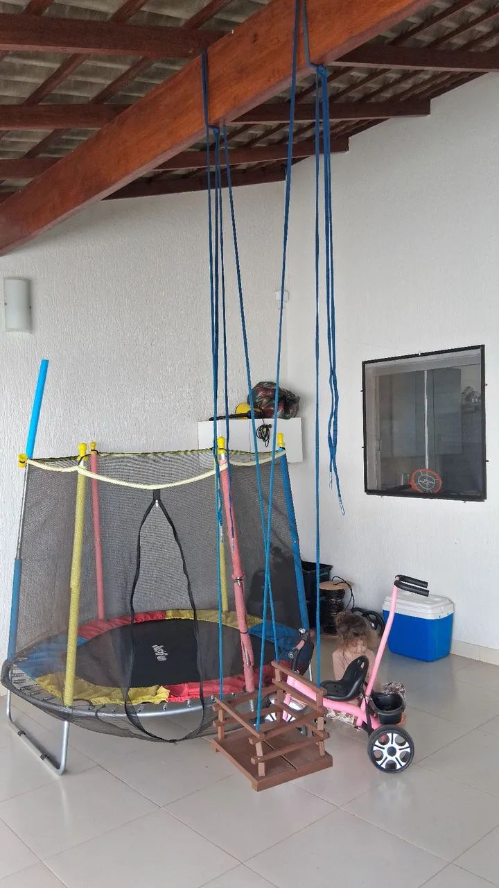 Balanço infantil de madeira - Foto 2