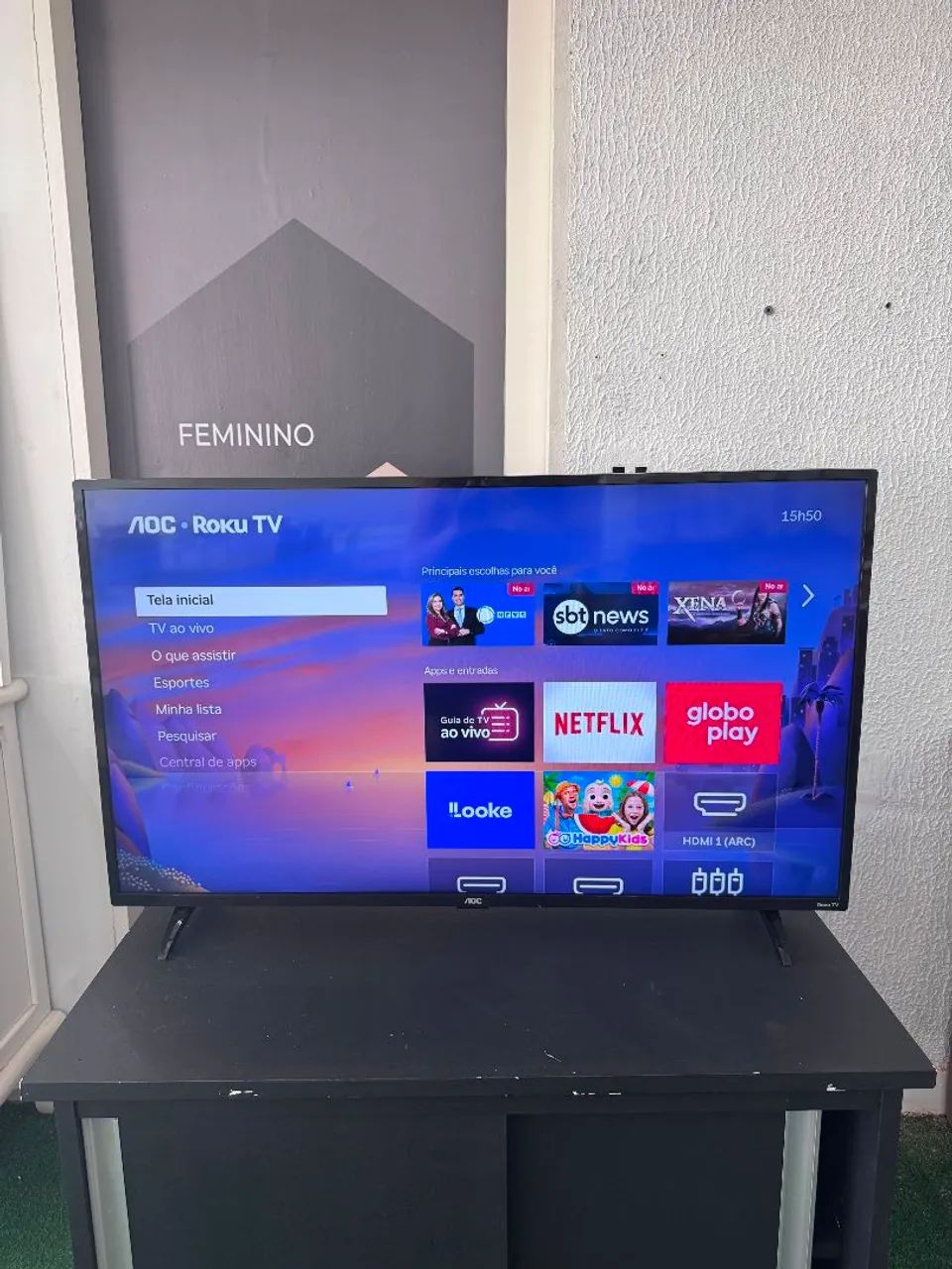 Tv Smart Aoc 43 polegadas - Foto 3