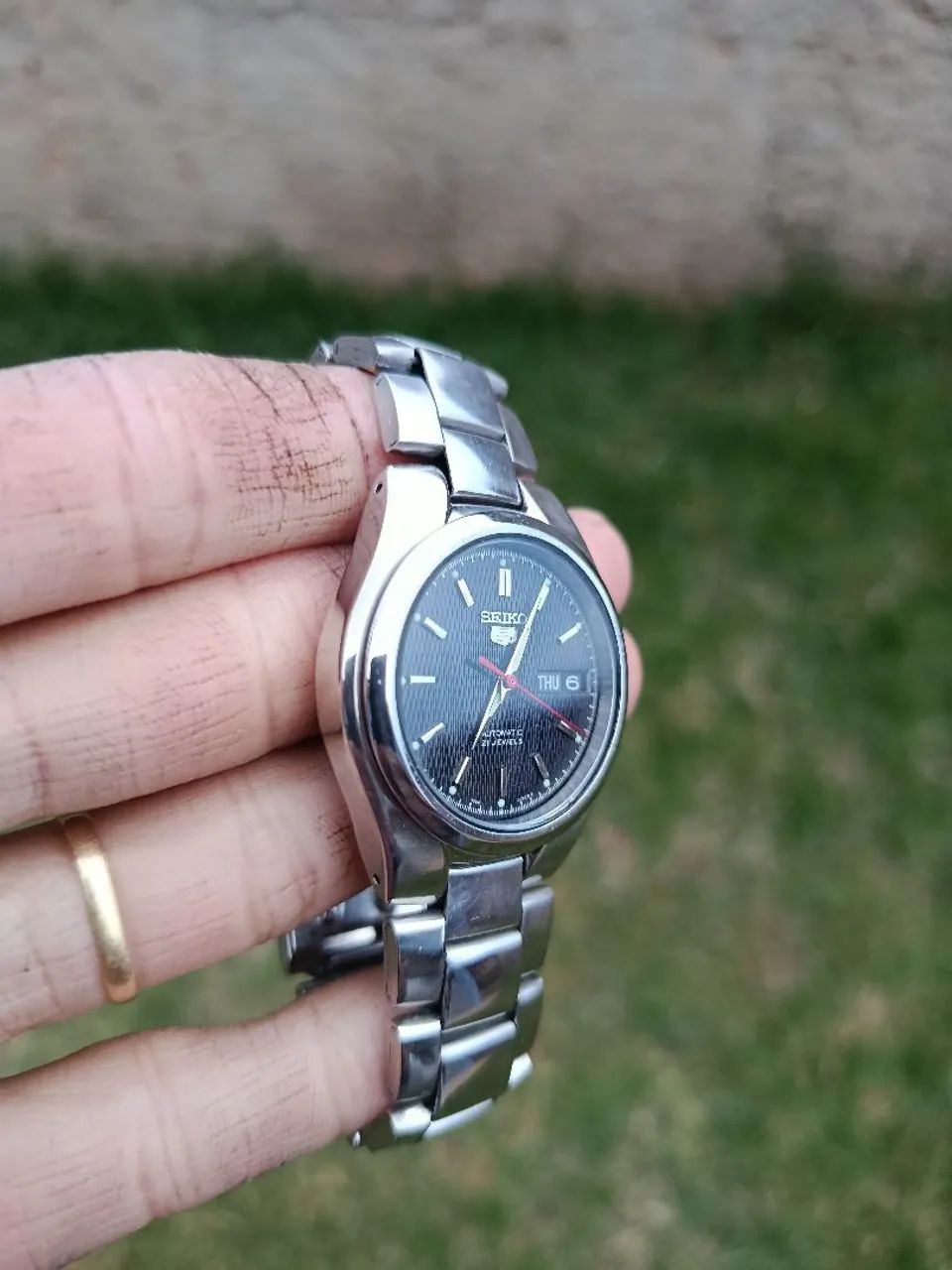 Seiko 5 7S26 preto  - Foto 2