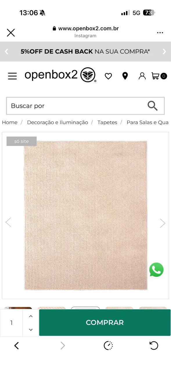 Sofá 4 lugares cinza  - Foto 2