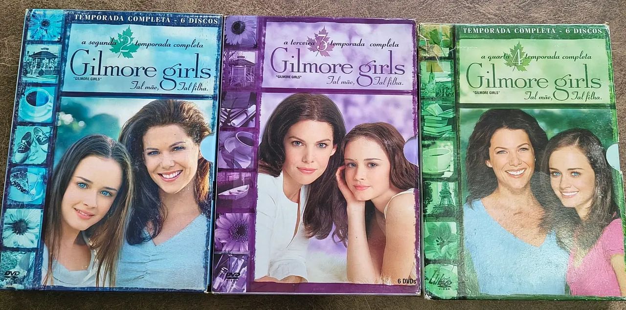Dvds da 2, 3 e 4 temporada de Gilmore Girls