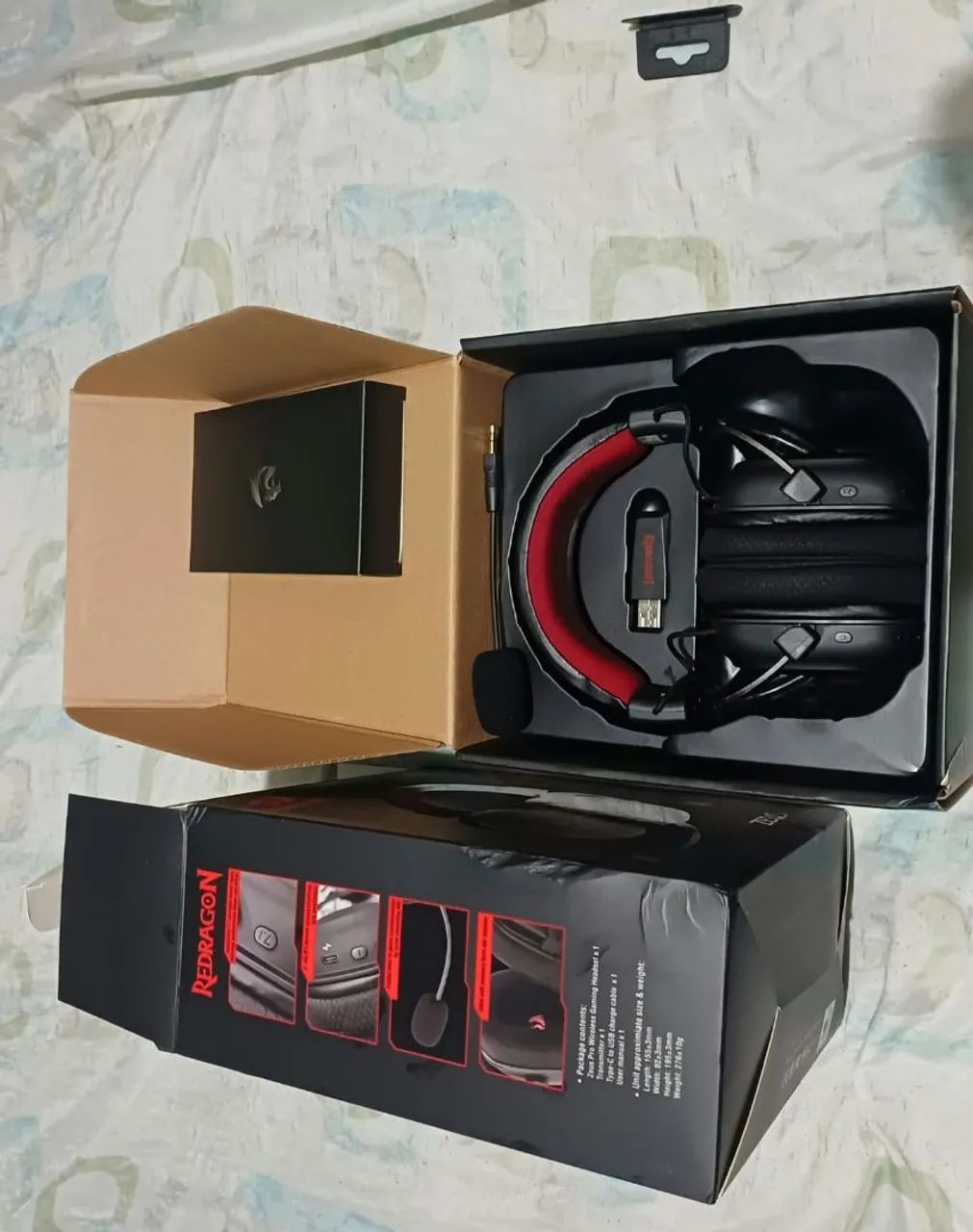 Headset Redragon Zeus Pro Wireless 7.1  