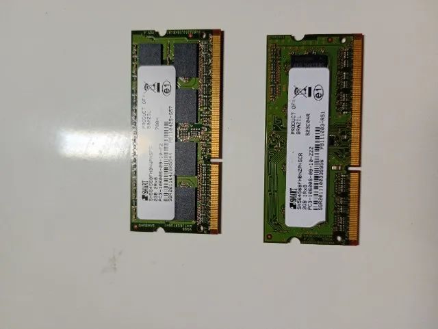 Memória ram smart 2g ddr3 para notebook 