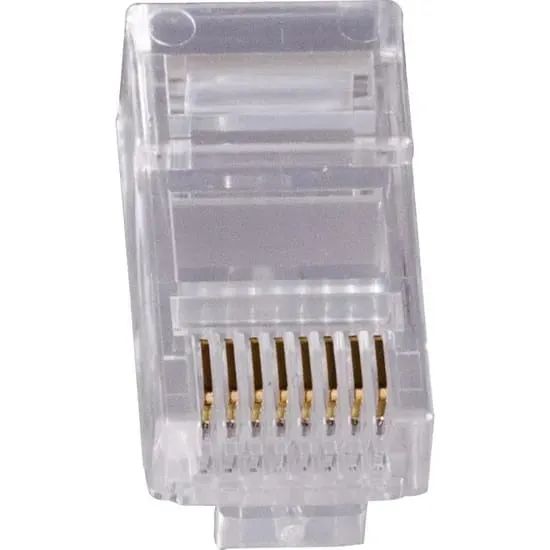 Kit 10 Peças Conector Macho Cat5e Rj45-201 *ENTREGA GRÁTIS* - Foto 3