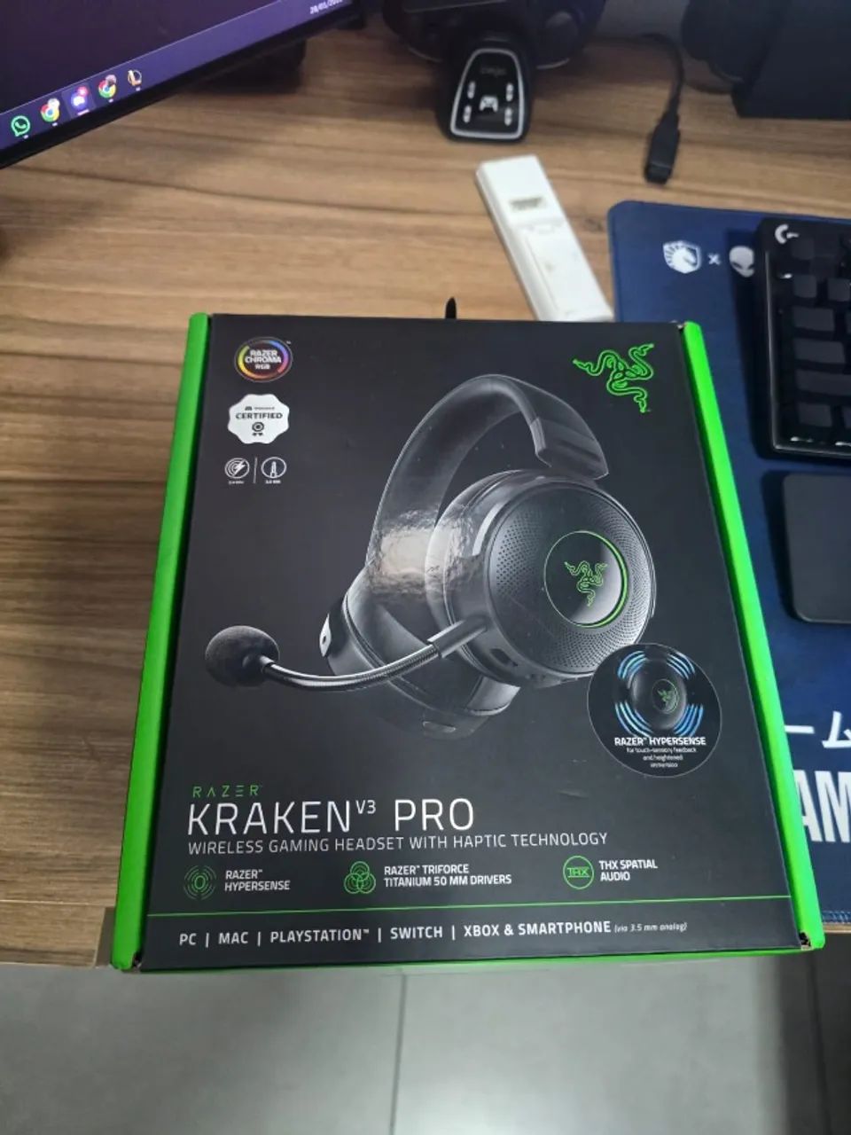 Razer Headset Sem Fio Gaming Kraken V3 Pro - Foto 3