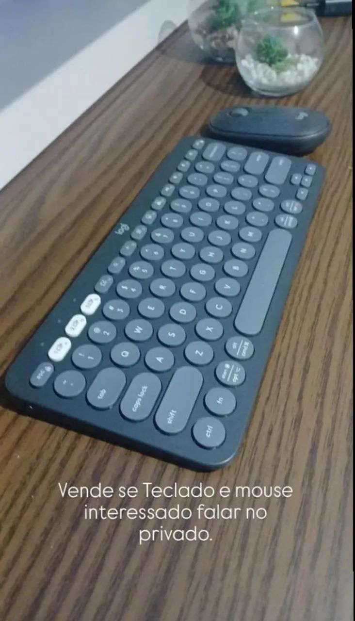 Teclado e mouse Logitech 