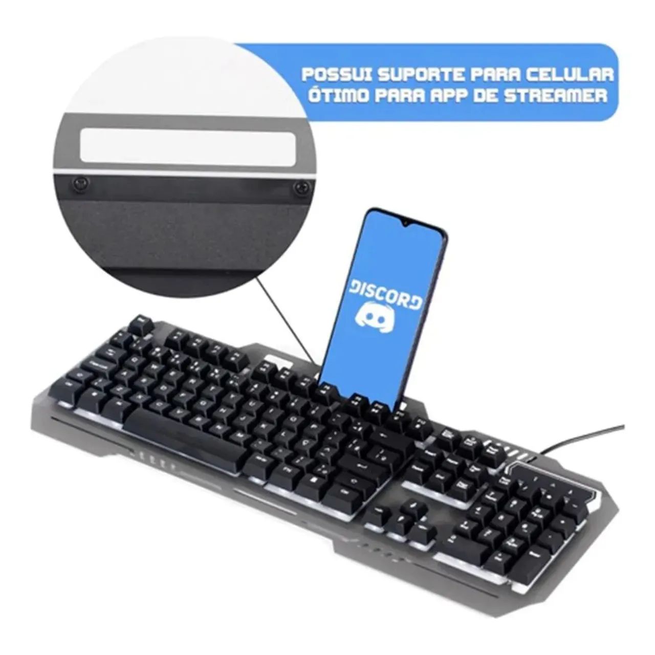 Teclado gamer semi mecânico  - Foto 4