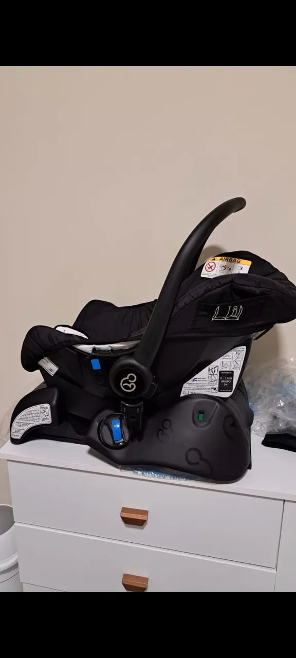 Bebê conforto e base para carro Galzerano - Foto 2