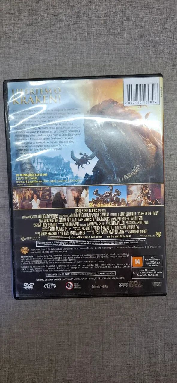 DVD Fúria de Titãs  - Foto 2