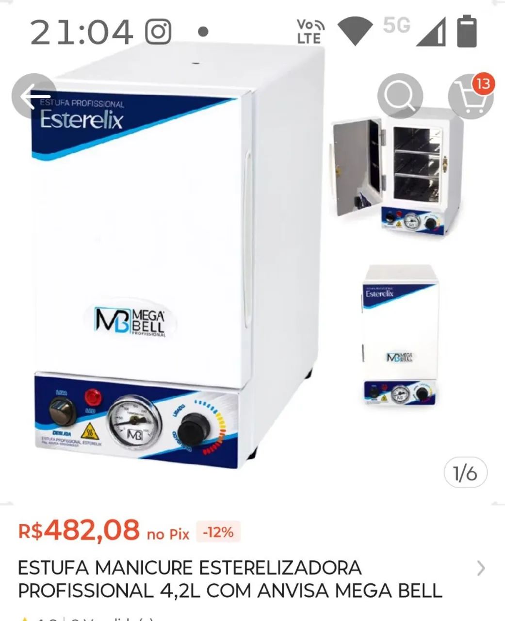 Estufa / esterilizadora 
