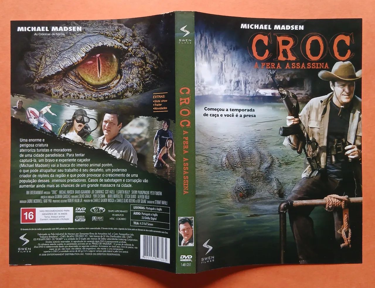 Dvd Croc - A Fera Assassina  - Michael Madsen  - Foto 3