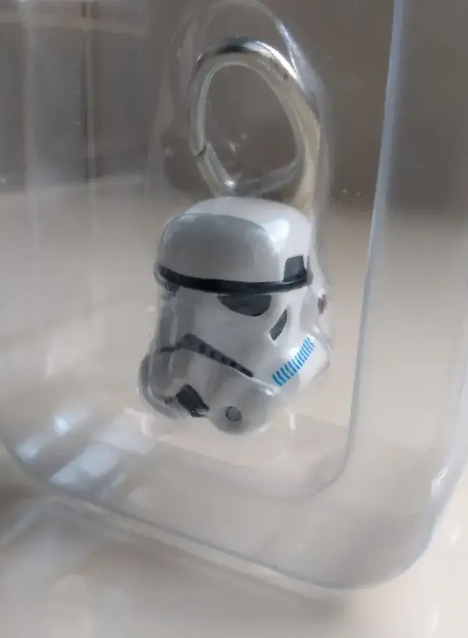 Star Wars Stormtrooper Helmet - Chaveiro Iron Studios - Foto 5
