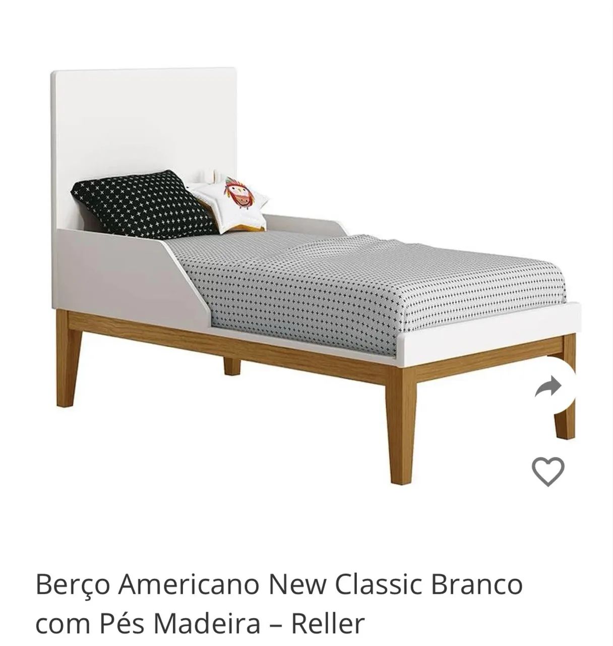Berço que vira cama 