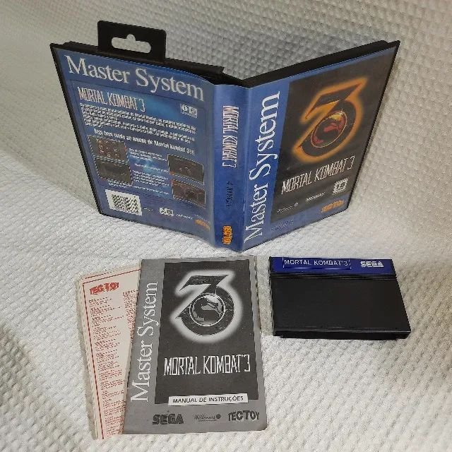 JOGO MASTER SYSTEM MORTAL KOMBAT III CIB