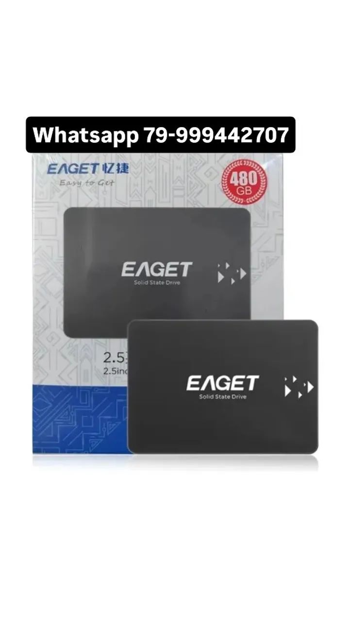 Ssd Sata EAGET 480GB Novo