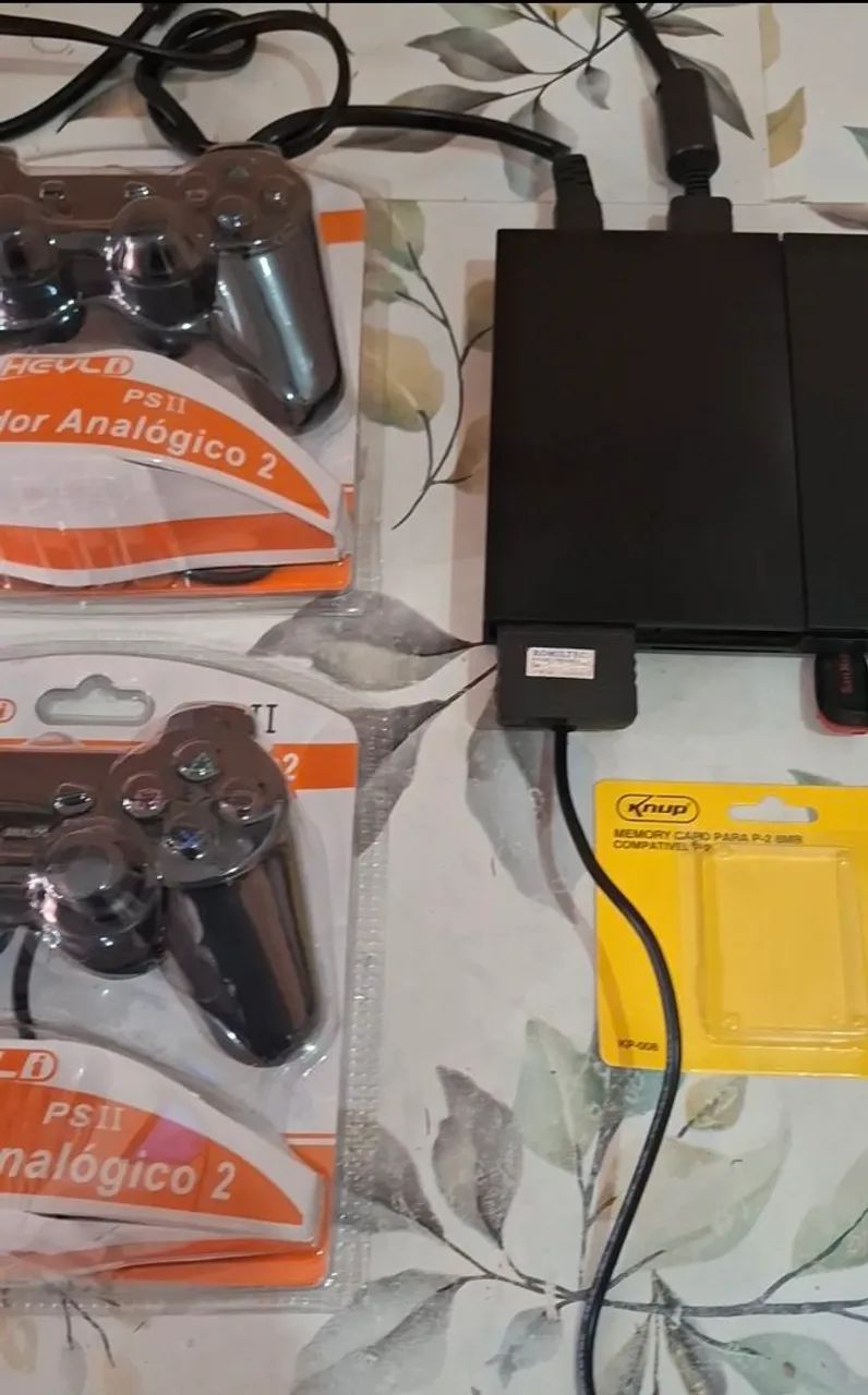 Vendo PS2 ((Play2)) completo com 2 controles novos! Preço Final!