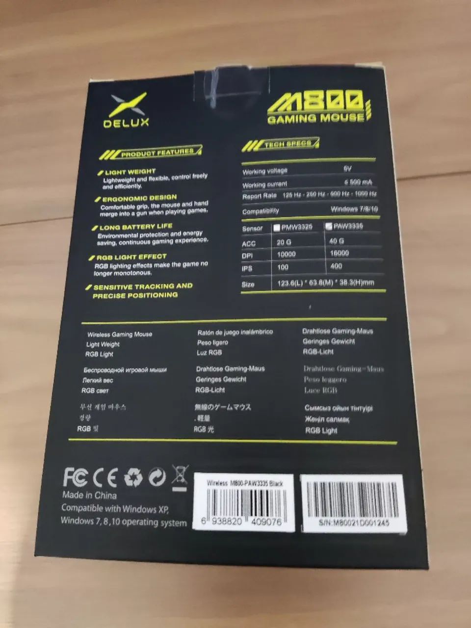 Mouse deluxe m800 wireless paw3335 - Foto 4