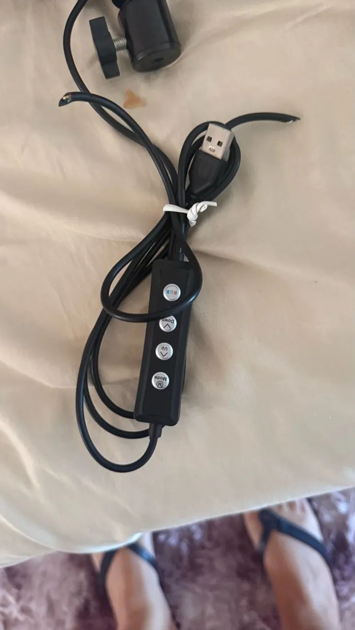 Vendo Ring light com suporte giratório 360 graus  - Foto 4