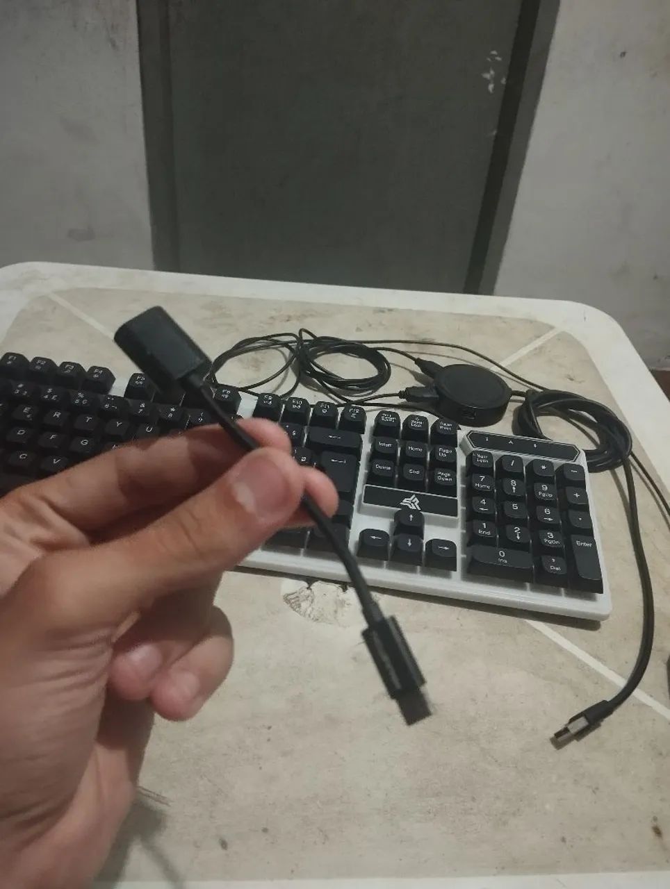 Kit Gamer Teclado + Mouse com LED - Funcionando via USB - Foto 3