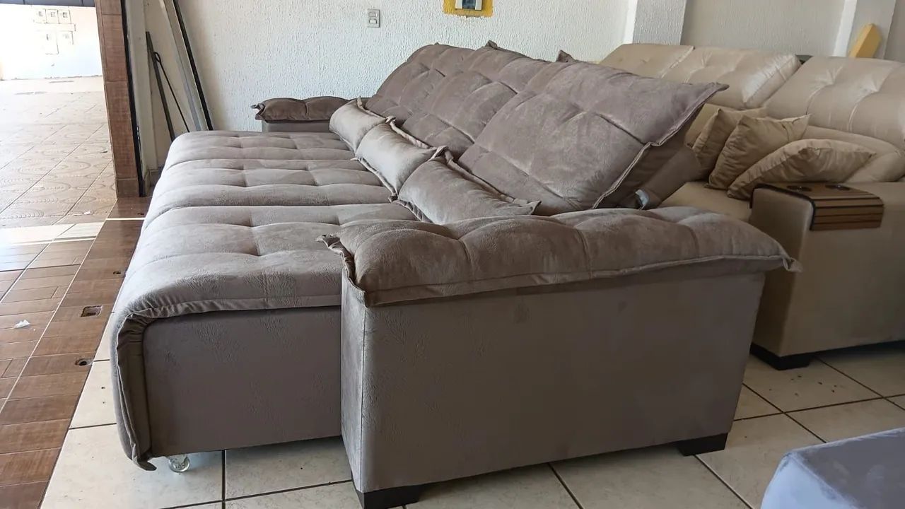 Sofá retrátil e reclinável Pronta entrega. - Foto 3