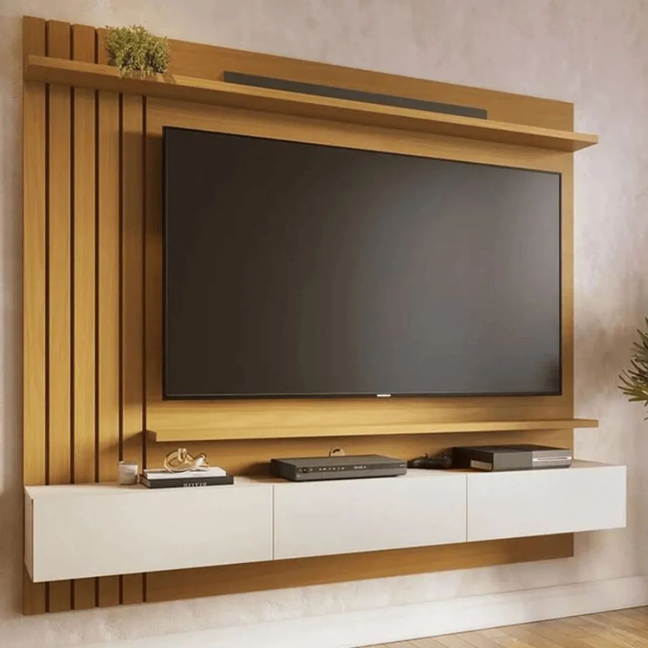 Sala painel t.v