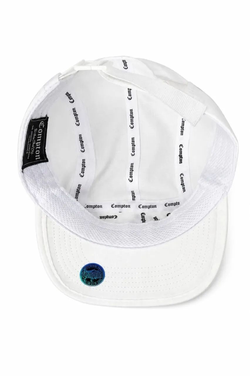 Boné Compton 5panel Los Angeles Branco - Foto 4