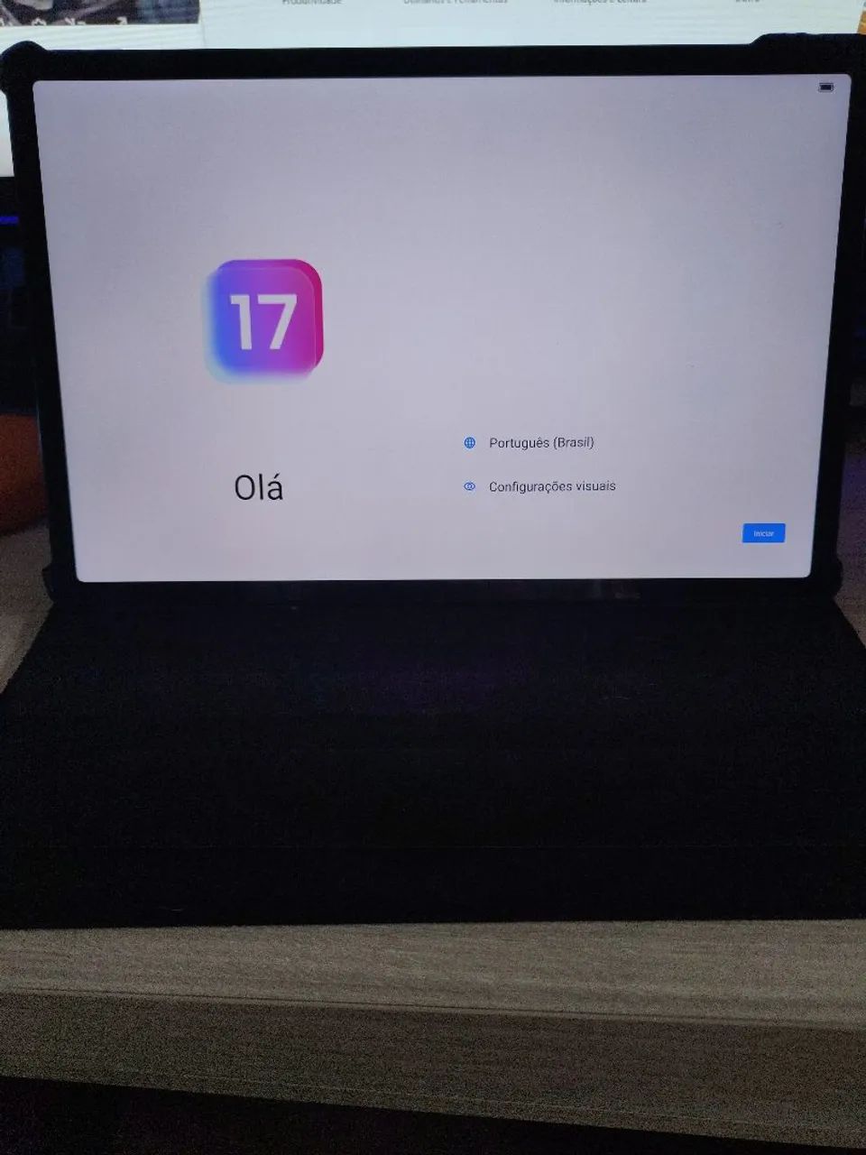 Tablet Lenovo 17 com capa! - Foto 2