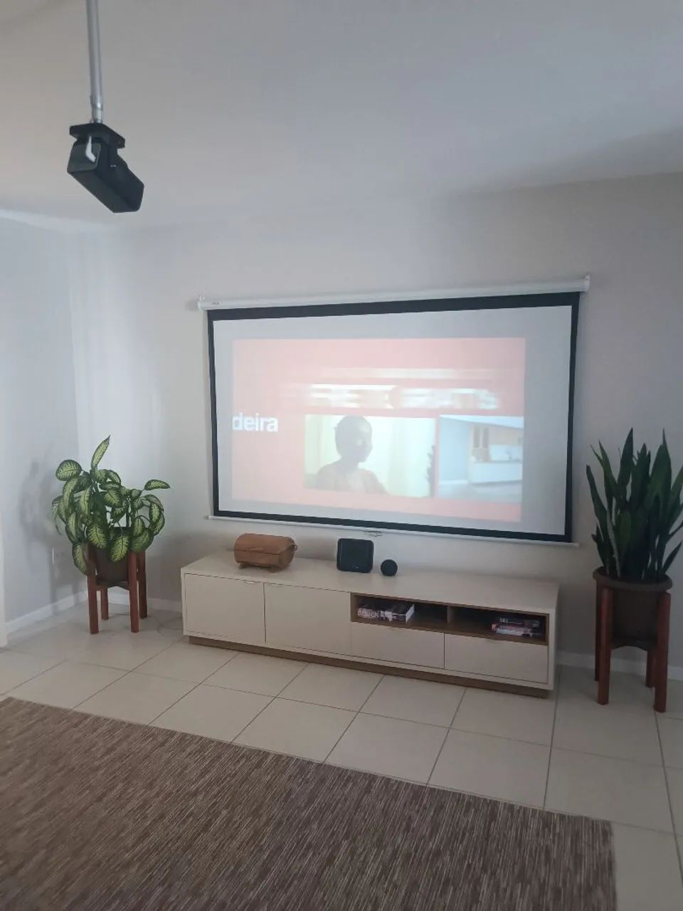 Projetor e Tela de Projeção - Foto 3