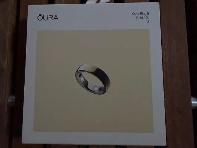Oura Ring 5 Geração Gold Anel Inteligente
