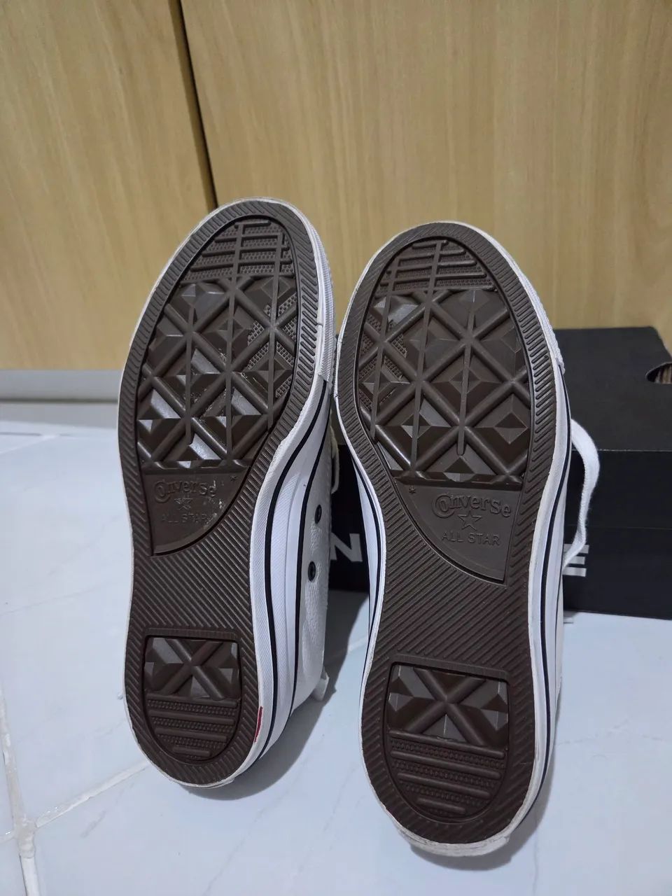 All star Branco Couro 35 - Foto 4