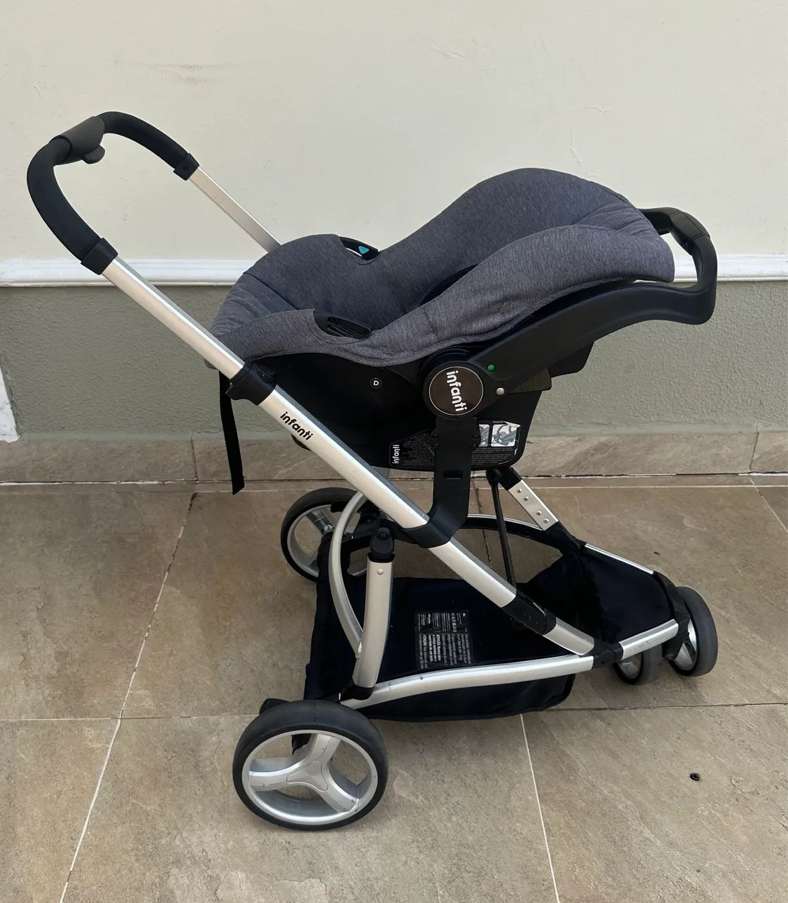 Carrinho TS SKY Trio Infanti Grey Classic  - Foto 2