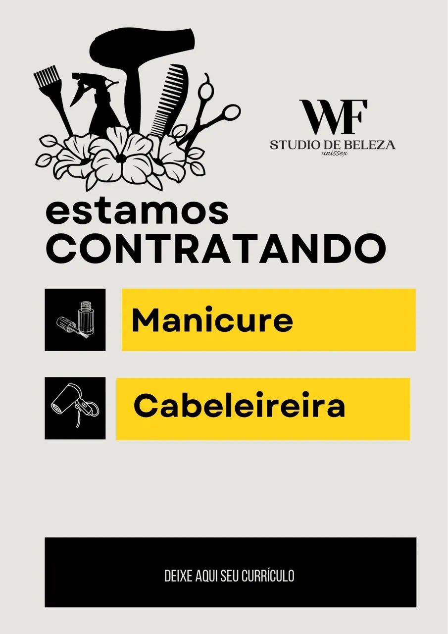Vaga para salão de beleza