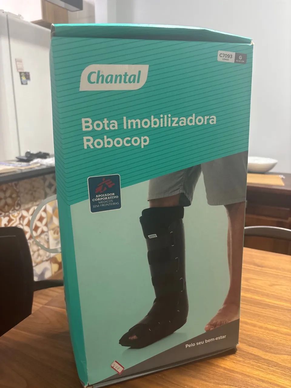 Bota imobilizadora robocop