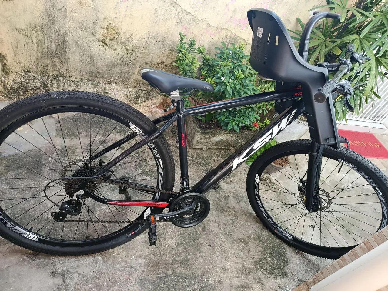 Bicicleta com cadeirinha infantil  - Foto 2