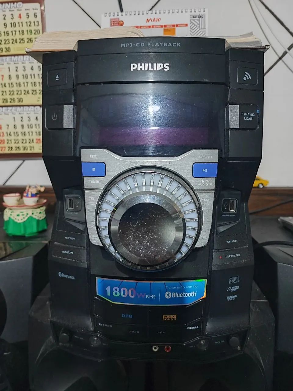 Vendo som Philips 1800rms com bluetooth e controle original - Foto 3