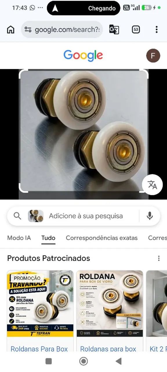 Troca de roldanas para box de banheiro 