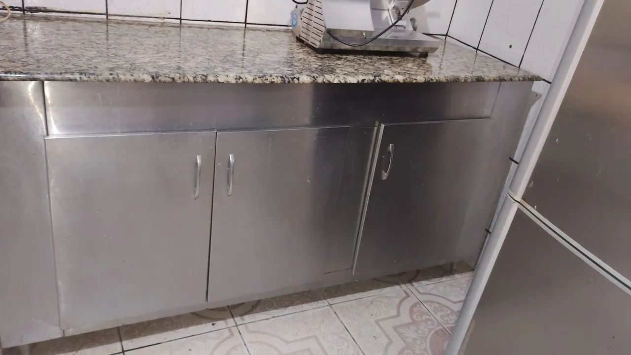 Balcão de cozinha inox  - Foto 5