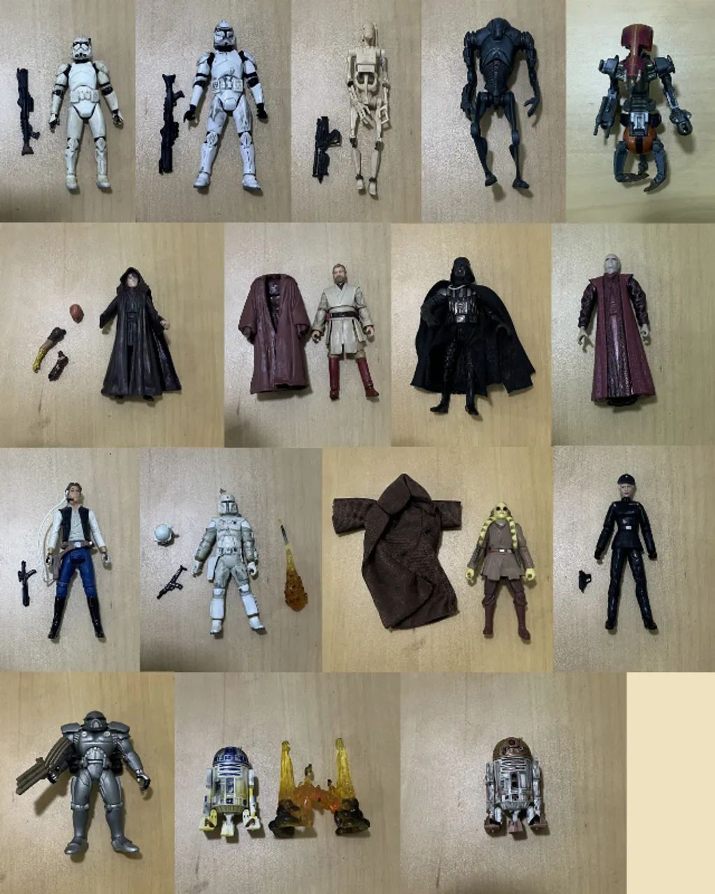 Coleção Star Wars The Saga Collection (Vintage Action Figure