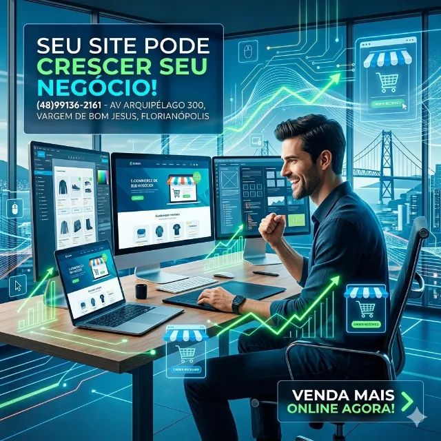 Criamos sites modernos, profissionais e responsivos!