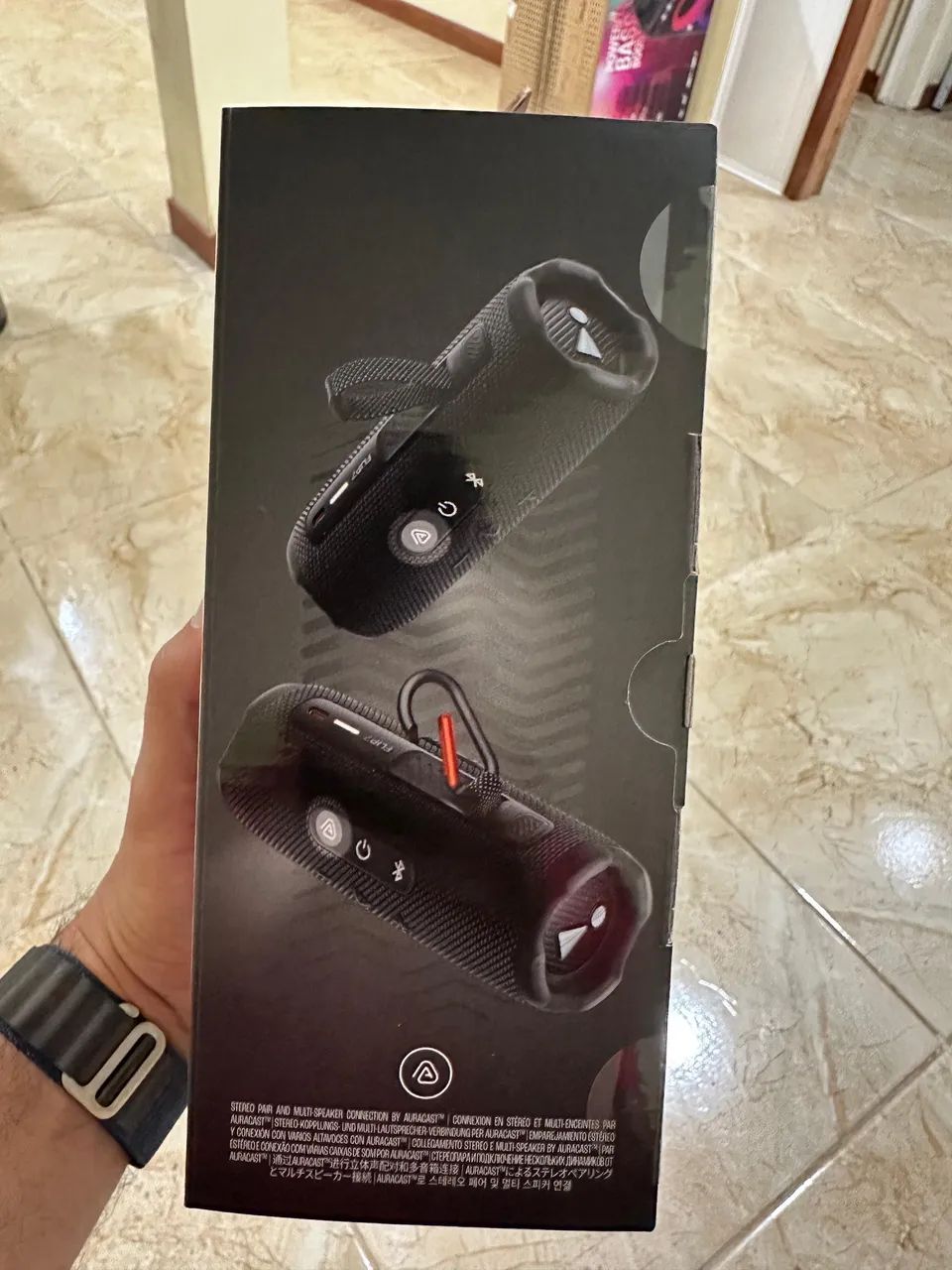 Caixa JBL Flip 7 Bluetooth - Preta  - Foto 4