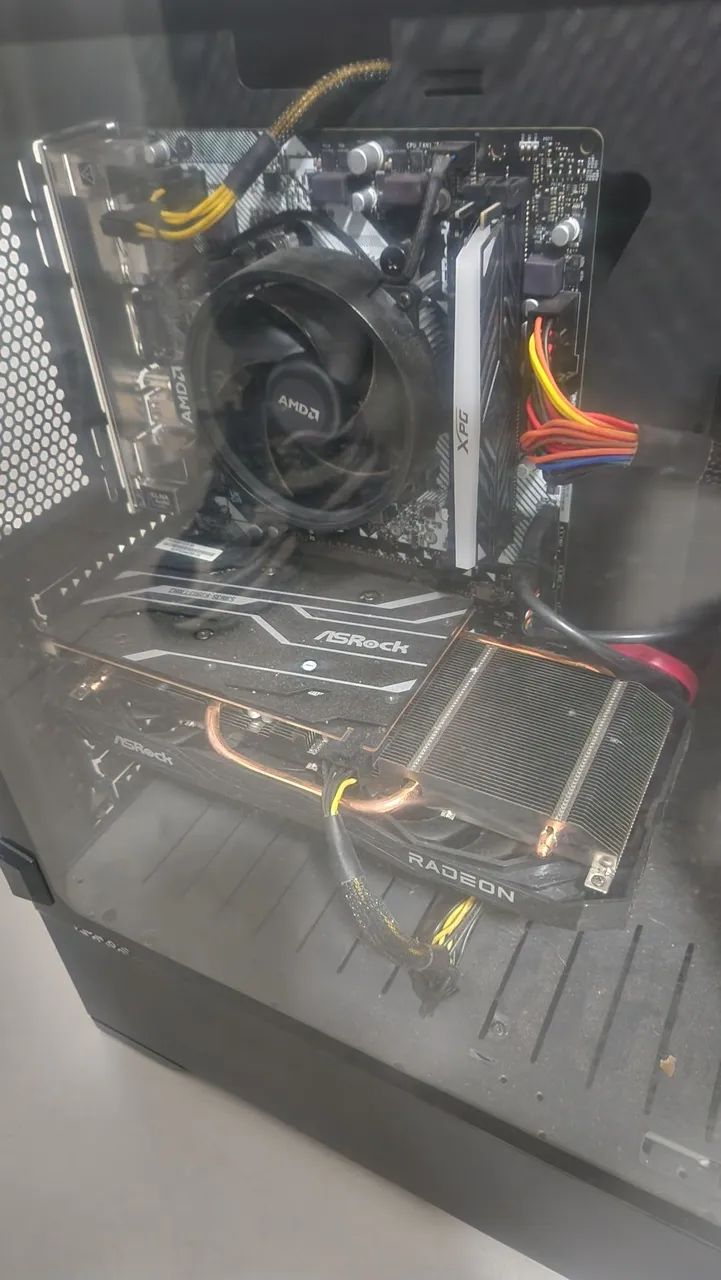 CPU | PLACA DE VIDEO AMD 6600 | RYZER 5500 | 16 GB RAM - Foto 2